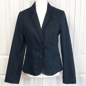 American Eagle Outfitters Navy Blue 1 Button Blazer Jacket Medium